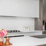 Modern kitchen desk