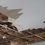 collapsed roof