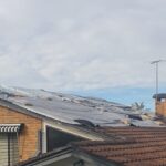 hail-damaged roof